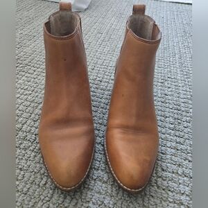 Madewell Tan Leather Boots